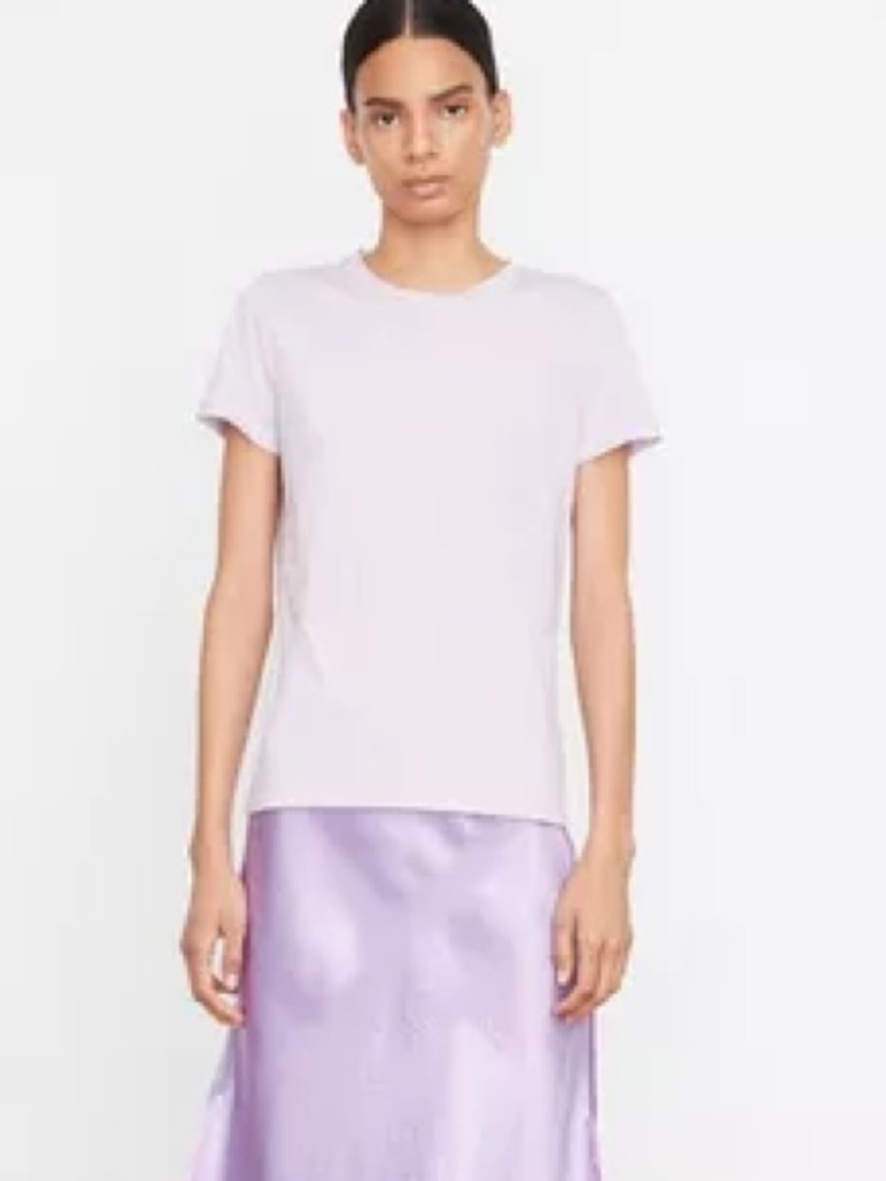 Vince Cotton Crewneck T-Shirt | Size XS
